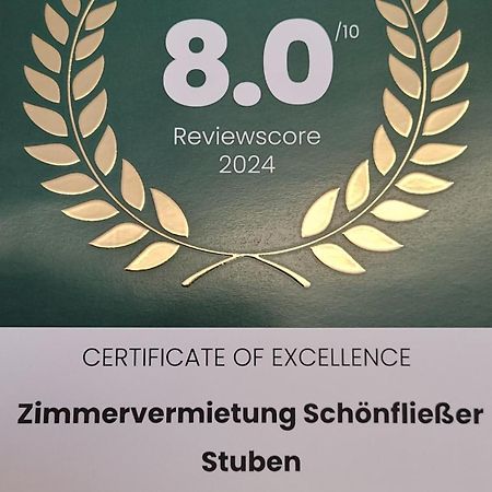 Zimmervermietung Schoenfliesser Stuben Auch Fuer Monteure Айзенгюттенштадт Екстер'єр фото
